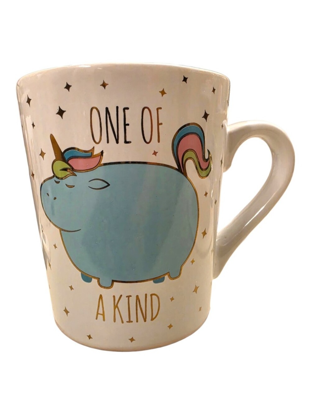 NWT Chubby Unicorn "One of a Kind" 20 oz Ceramic Mug | Cute Kawaii Coffee Cup - Picture 2 of 6